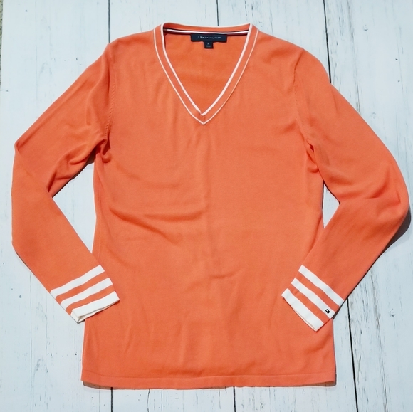 tommy hilfiger jumper orange